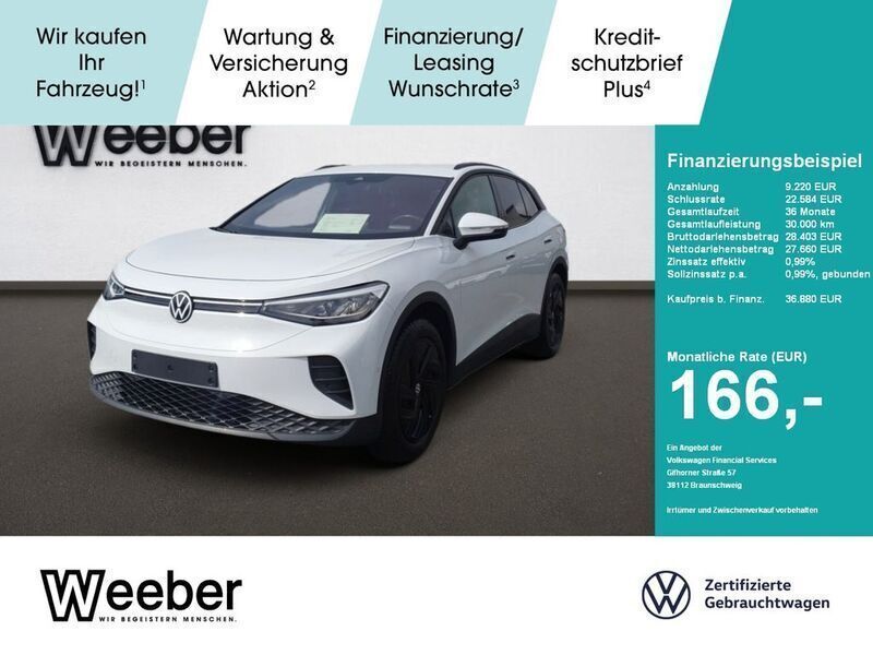 Gletscherweiß (metallic) Gebraucht 2024 VW ID.4 Move SUV | 36.880 € (Superpreis) - Bild 1/4