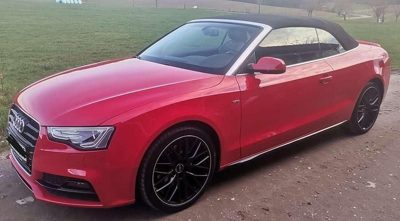Gebraucht Audi A5 Cabriolet S-Line 190 PS (139 kW) 2016 Rot Cabrio