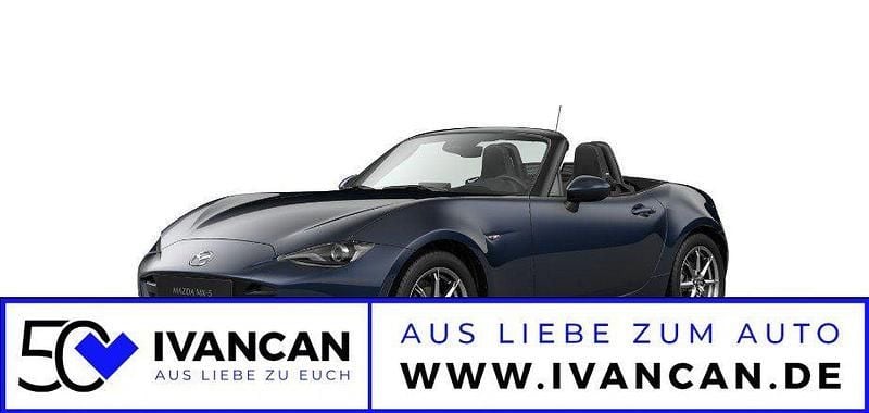Deep crystal blue Neu 2025 Mazda MX5 Exclusive-Line Cabrio | 30.750 € (Guter Preis) - Bild 1/4
