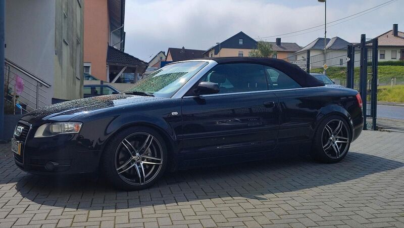 Schwarz Gebraucht 2007 Audi A4 Cabriolet S-Line Cabrio | 7.950 € - Bild 1/4