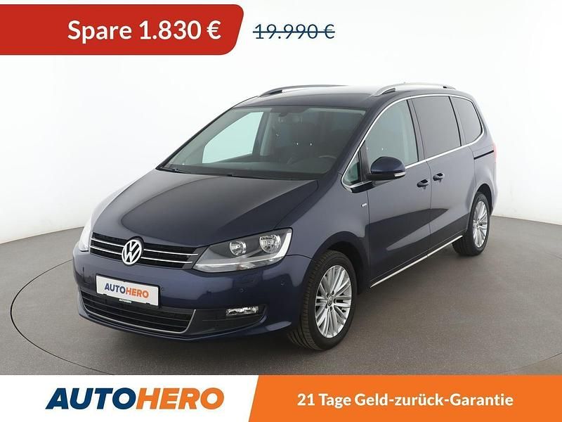 Blau Gebraucht 2015 VW Sharan Cup Van / Kleinbus | 18.160 € (Superpreis) - Bild 1/3