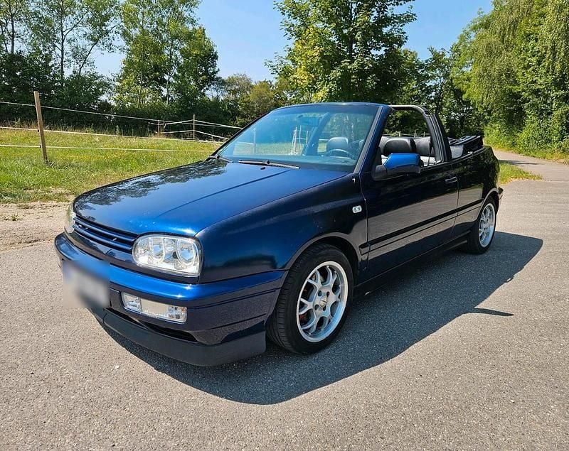 Blau Gebraucht 1997 VW Golf Cabriolet Cabrio | 2.500 € (Fairer Preis) - Bild 1/4