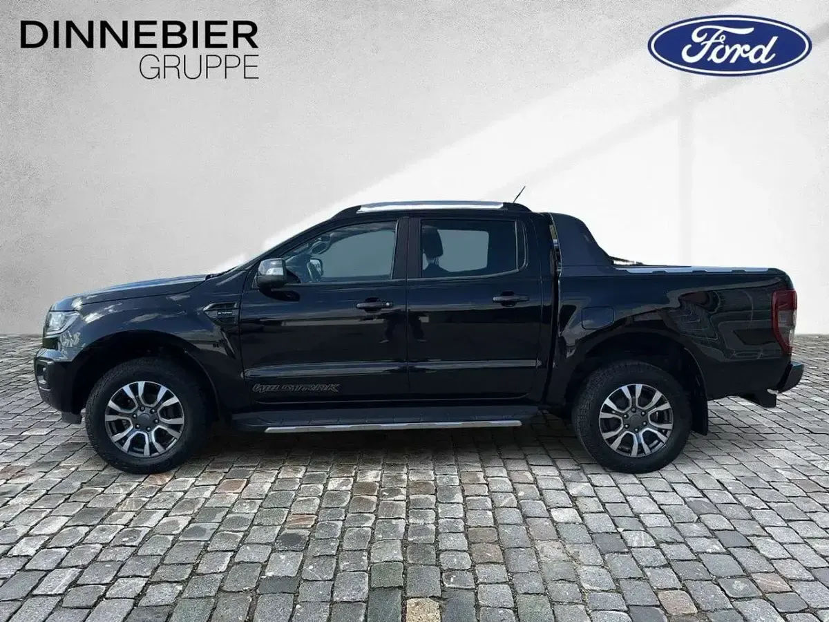 Gebraucht Ford Ranger Wildtrack 212 PS (155 kW) 2021 Obsidian schwarz metallic Pickup