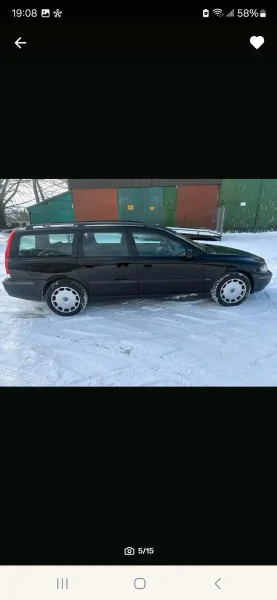 Brugt Volvo V70 2003 Sort Stationcar