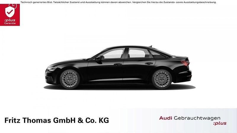 Mythosschwarz metallic Gebraucht 2021 Audi A6 Ambiente Limousine | 32.790 € (Superpreis) - Bild 1/4