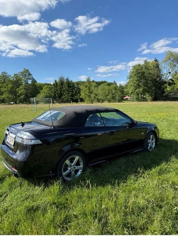 Schwarz Gebraucht 2009 Saab 9-3 Cabriolet Vector Cabrio | 9.500 € - Bild 1/4