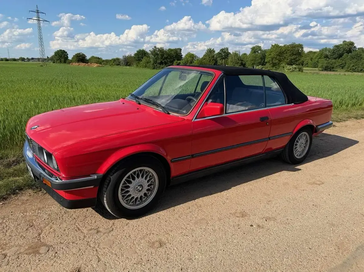 Gebraucht BMW 320 Cabriolet 129 PS (94 kW) 1990 Rot Cabrio