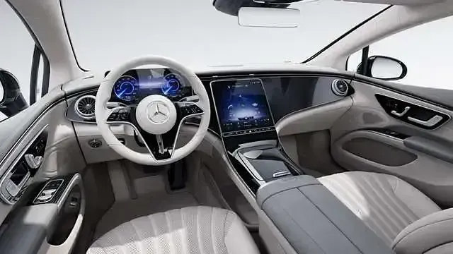 Gebraucht Mercedes EQS450+ Night 264 kW (360 PS) 2023 Blau Limousine