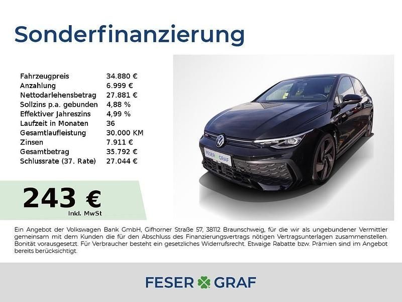 Grenadillschwarz metallic Gebraucht 2024 VW Golf VIII GTI Limousine | 34.880 € (Guter Preis) - Bild 1/1