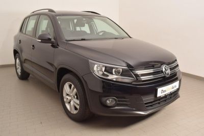 Gebraucht VW Tiguan Trendline 110 PS (80 kW) 2015 Schwarz metallic SUV