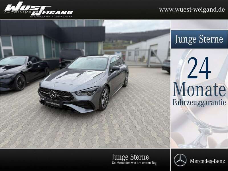 Grau Gebraucht 2024 Mercedes CLA180 Shooting Brake AMG Kombi | 36.900 € - Bild 1/4