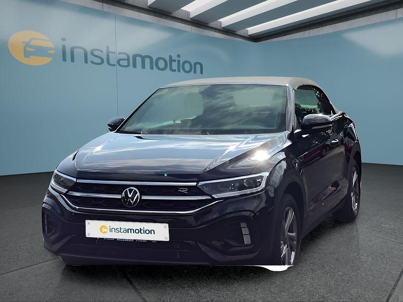 Schwarz Gebraucht 2024 VW T-Roc Cabriolet Cabrio | 34.799 € (Fairer Preis) - Bild 1/4