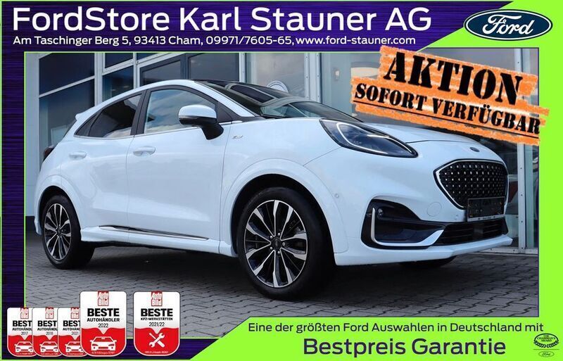 Weiß Gebraucht 2022 Ford Puma ST-Line SUV | 17.980 € (Superpreis) - Bild 1/4
