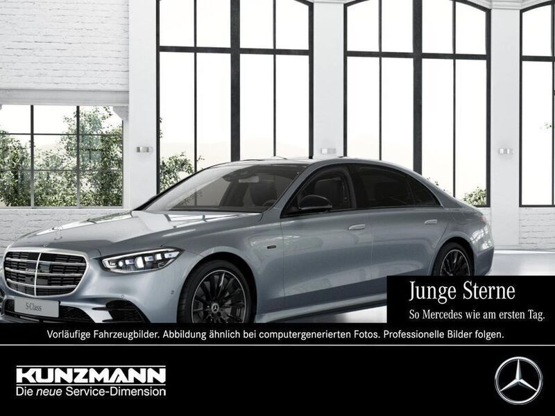 Hightechsilber metallic metallic Gebraucht 2024 Mercedes S580 AMG Limousine | 112.978 € (Superpreis) - Bild 1/4