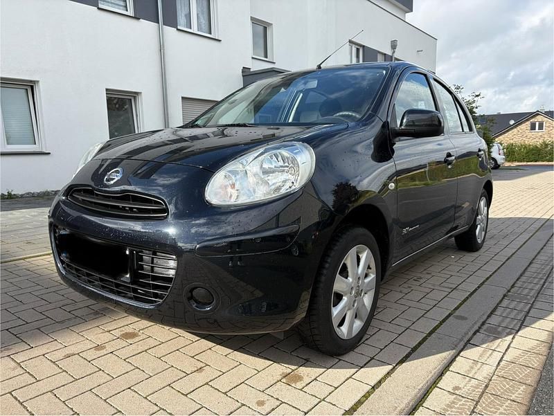 Schwarz Gebraucht 2013 Nissan Micra Kleinwagen | 4.399 € (Fairer Preis) - Bild 1/4