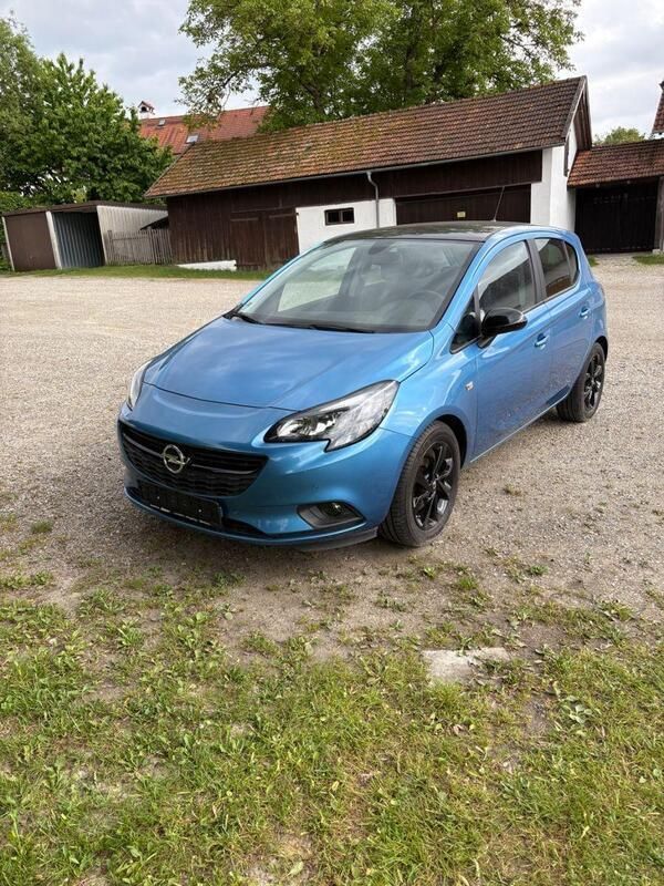 Blau Gebraucht 2018 Opel Corsa Color Edition Kleinwagen | 10.499 € (Fairer Preis) - Bild 1/4