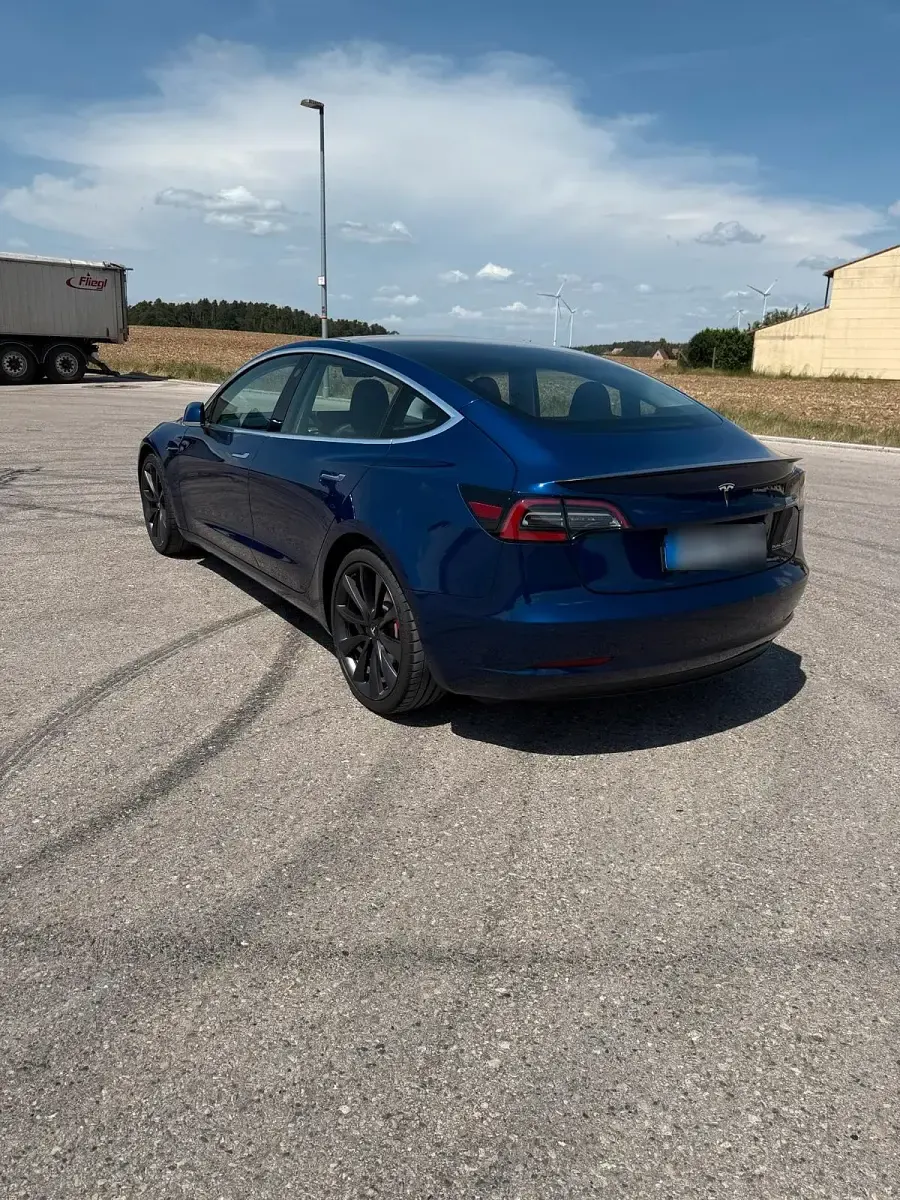 Gebraucht Tesla Model 3 Performance 377 kW (513 PS) 2020 Blau Limousine