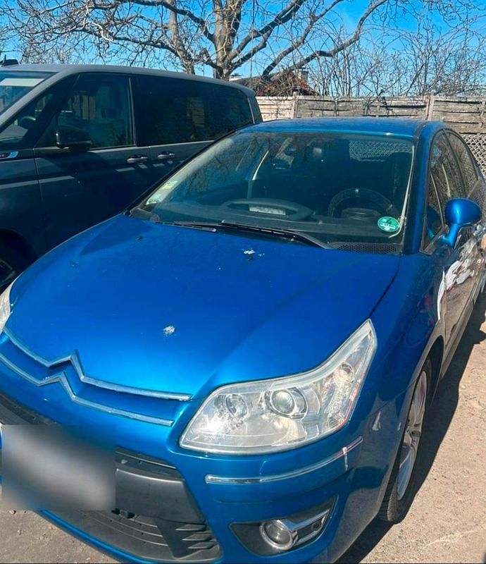 Blau Gebraucht 2008 Citroën C4 Limousine | 2.100 € - Bild 1/4