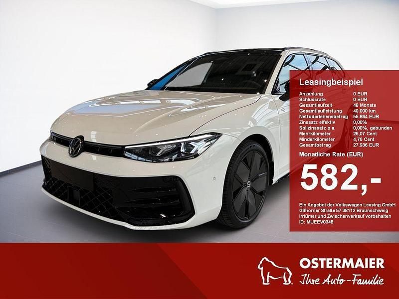 Pure white / grenadillschwarz Neu 2024 VW Passat R-line Kombi | 58.780 € - Bild 1/4