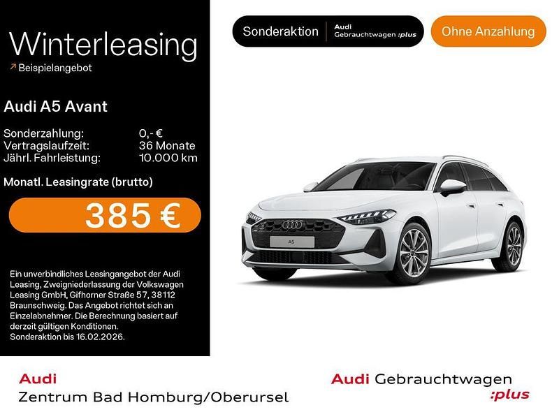 Gletscherweiß metallic Gebraucht 2025 Audi A5 Sport Kombi | 47.990 € (Superpreis) - Bild 1/4