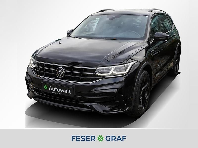 Deep black perleffekt Gebraucht 2022 VW Tiguan Allspace R-line SUV | 36.450 € (Fairer Preis) - Bild 1/3