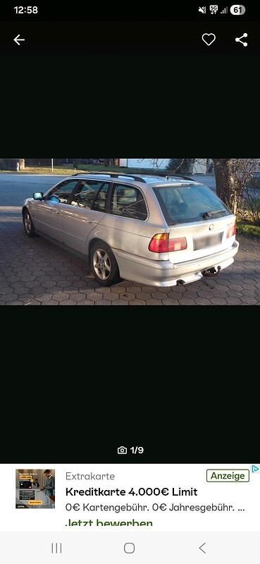 Gebraucht BMW 525 2002 Silber Kombi