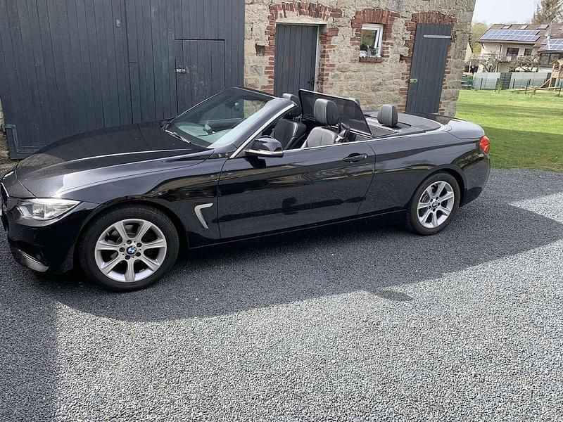 Schwarz Gebraucht 2016 BMW 420 Advantage Cabrio | 17.500 € (Fairer Preis) - Bild 1/4