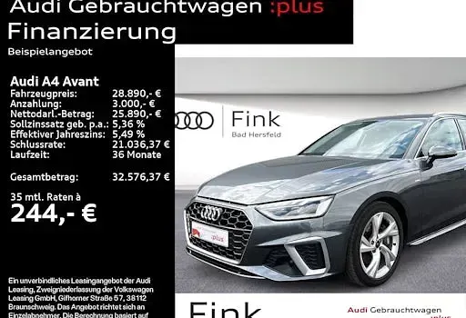 Gebraucht Audi A4 S-Line 204 PS (150 kW) 2023 Kombi