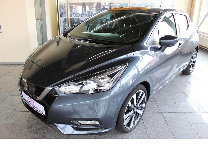 Grau Gebraucht 2018 Nissan Micra Tekna Limousine | 11.555 € (Fairer Preis) - Bild 1/4