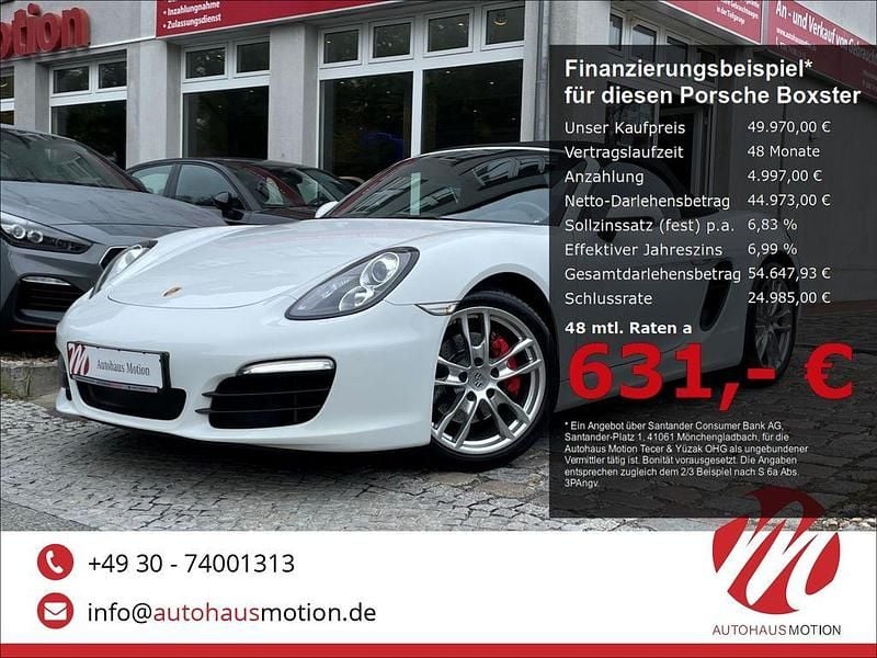 Weiß Gebraucht 2015 Porsche Boxster S Cabrio | 49.970 € (Etwas zu teuer) - Bild 1/4