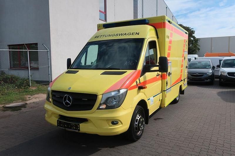 Gelb Gebraucht 2016 Mercedes Sprinter Van | 12.800 € (Superpreis) - Bild 1/4