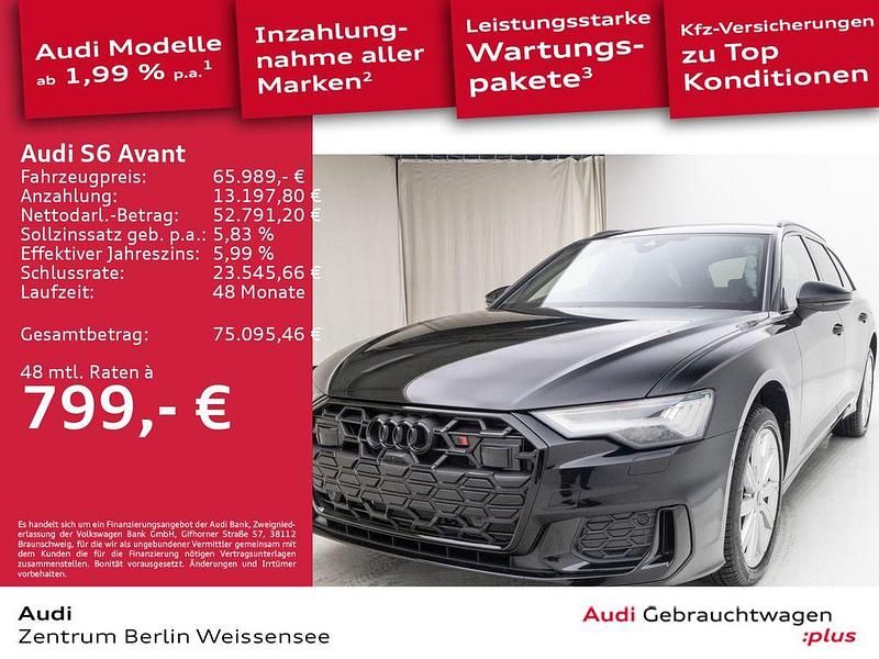 Gebraucht Audi S6 Ambiente 344 PS (253 kW) 2024 Mythosschwarz metallic Kombi