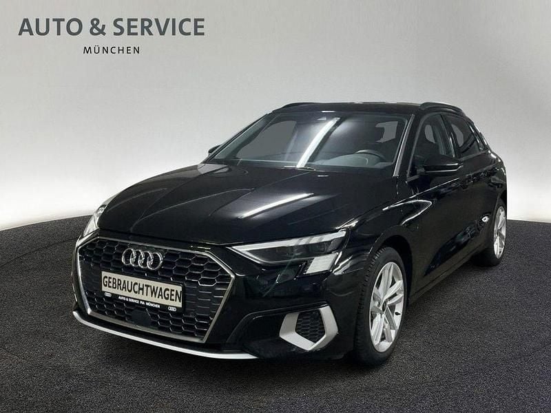 Schwarz Gebraucht 2021 Audi A3 Sportback e-tron Sport Limousine | 22.460 € (Fairer Preis) - Bild 1/4