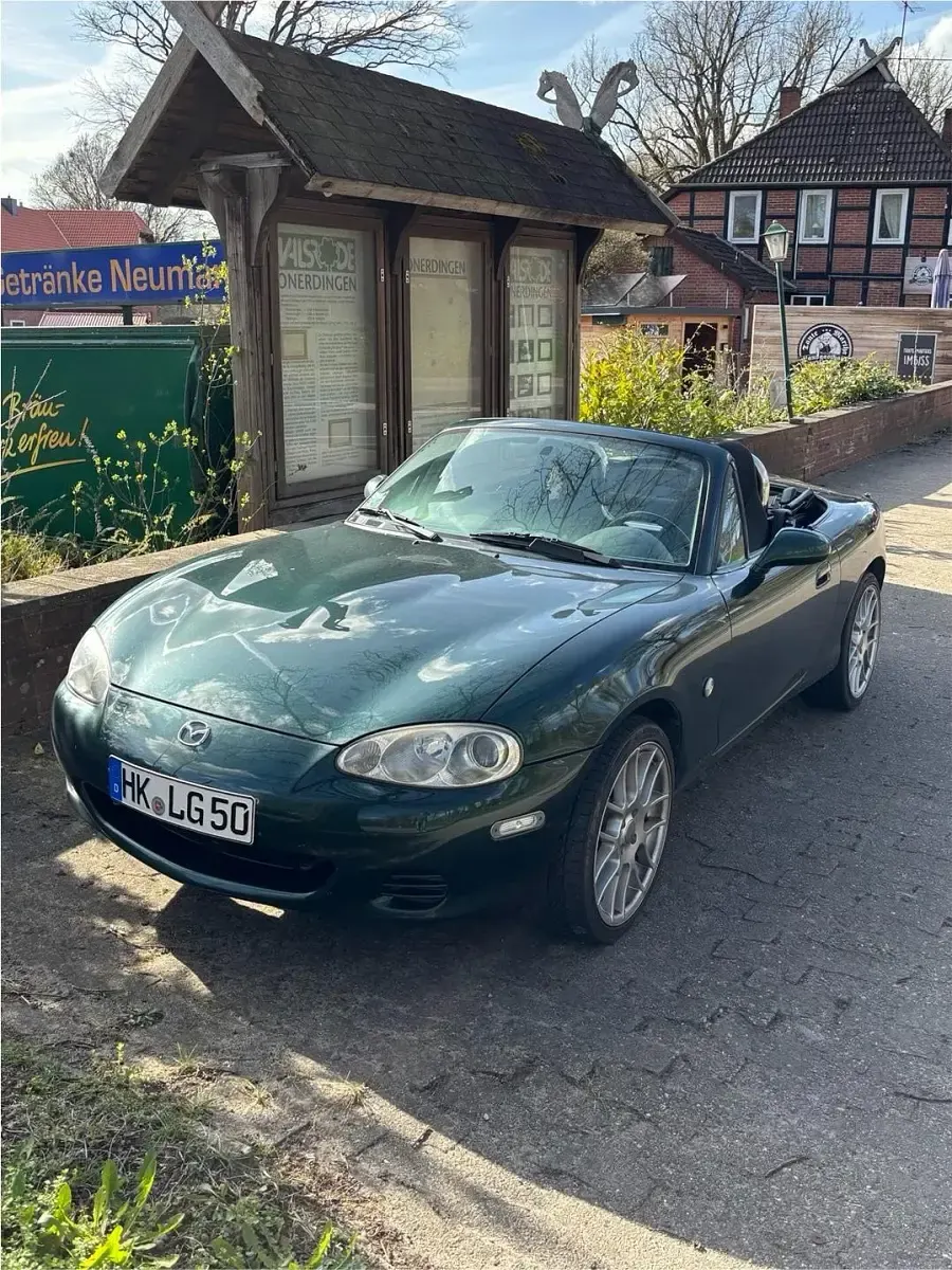 Gebraucht Mazda MX5 110 PS (80 kW) 2002 Grün Cabrio