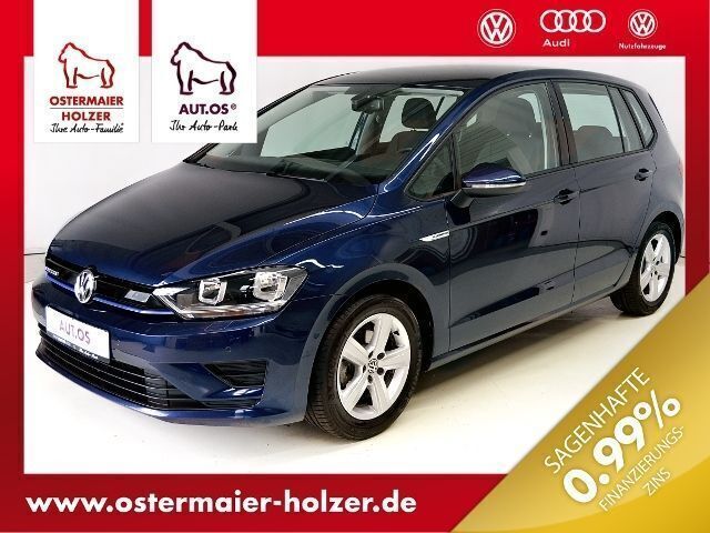 Blau metallic Gebraucht 2015 VW Golf Sportsvan Comfortline Van / Kleinbus | 18.860 € (Teuer) - Bild 1/4
