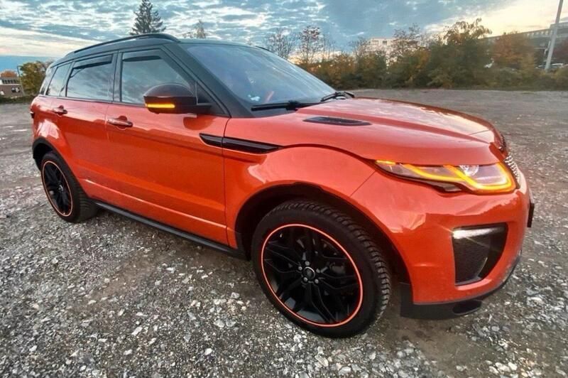 Orange Gebraucht 2016 Land Rover Range Rover evoque HSE SUV | 22.000 € (Teuer) - Bild 1/4