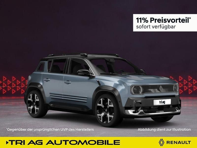 Kumulusblau schwarz Gebraucht 2025 Renault 4 E-Tech Komfort SUV | 32.990 € (Guter Preis) - Bild 1/4