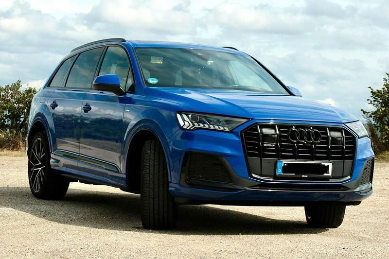Blau Gebraucht 2022 Audi Q7 S-Line SUV | 57.490 € (Superpreis) - Bild 1/4