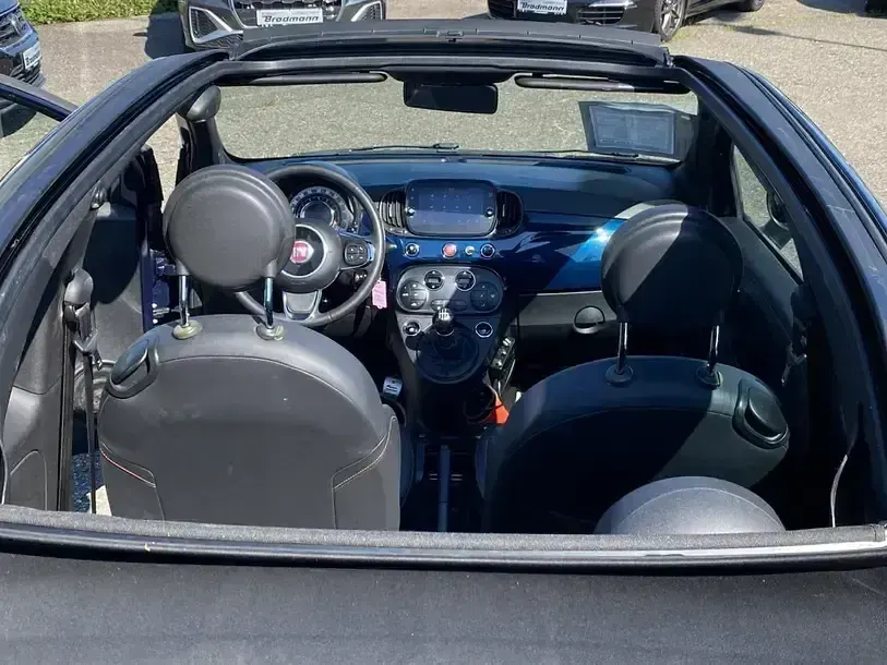 Gebraucht Fiat 500 Lounge 69 PS (50 kW) 2020 Blau Cabrio