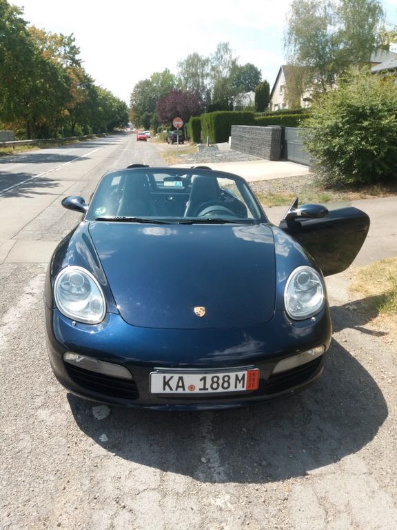 Blau Gebraucht 2006 Porsche Boxster Cabrio | 19.987 € (Teuer) - Bild 1/4
