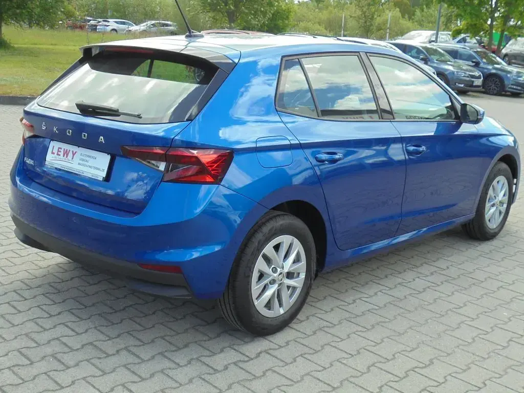 Gebraucht Skoda Fabia 110 PS (80 kW) 2023 Blau Kleinwagen