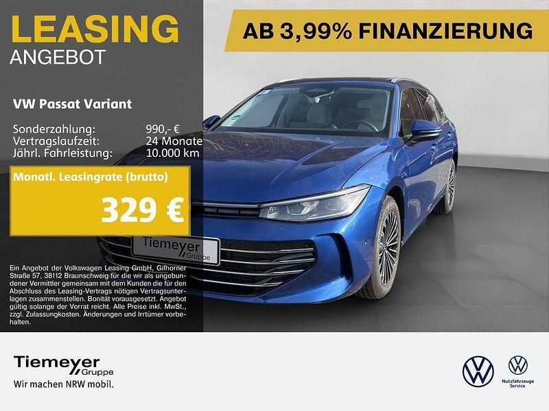 Blau Gebraucht 2025 VW Passat Elegance Kombi | 38.480 € (Superpreis) - Bild 1/4