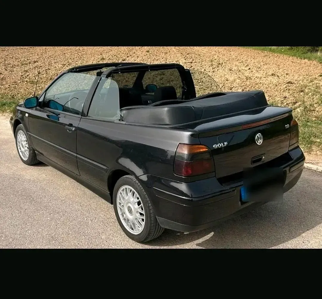 Occasion VW Golf 116 ch (85 kW) 2001 Noir Cabriolet
