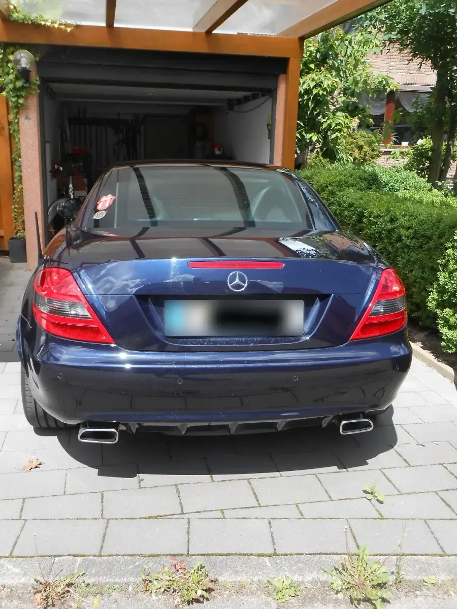 Gebraucht Mercedes SLK200 184 PS (135 kW) 2009 Blau Cabrio