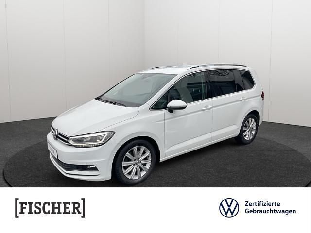 Gebraucht VW Touran Highline 150 PS (110 kW) 2018 Weiss Van / Kleinbus