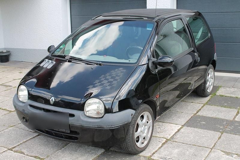 Schwarz Gebraucht 2002 Renault Twingo Kleinwagen | 800 € - Bild 1/4