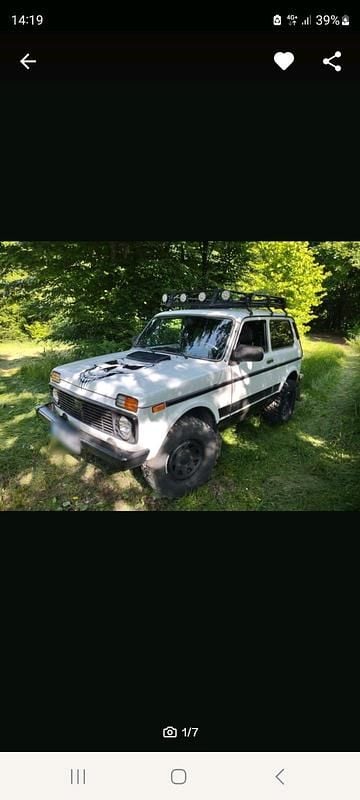 Gebraucht Lada niva 83 PS (61 kW) 2011 Weiß SUV