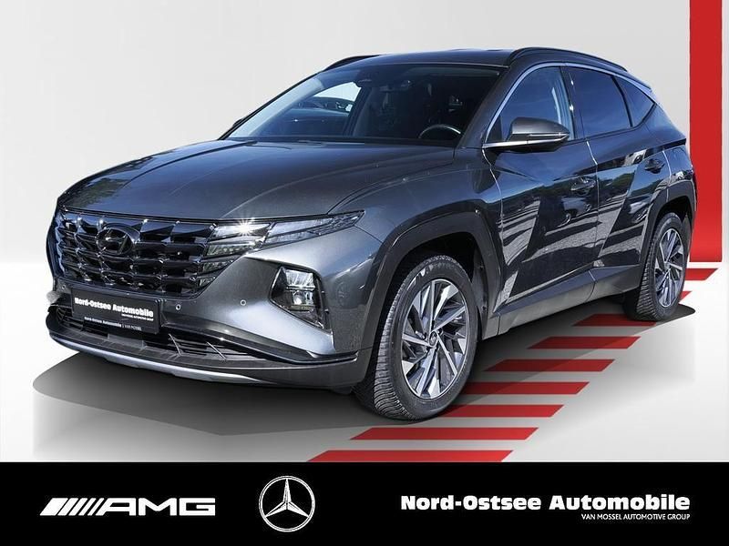 Amazon grey / met Gebraucht 2023 Hyundai Tucson SUV | 27.490 € (Superpreis) - Bild 1/4