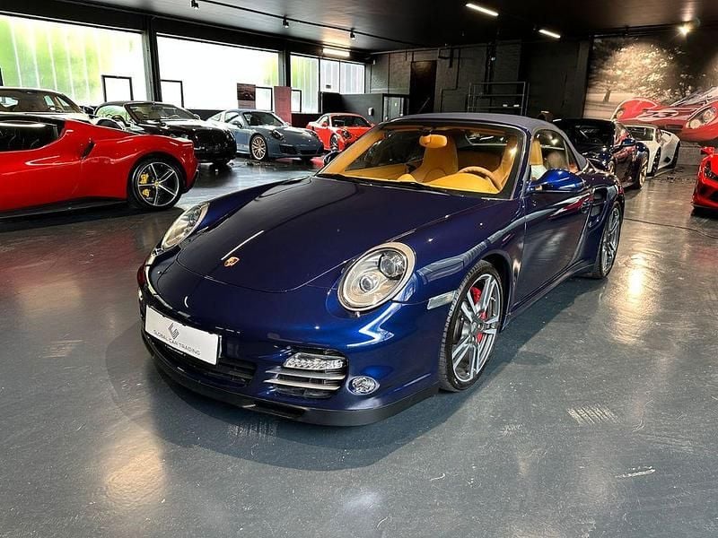 Gebraucht Porsche 911 Turbo Cabriolet Chrono 500 PS (367 kW) 2011 Blau Cabrio