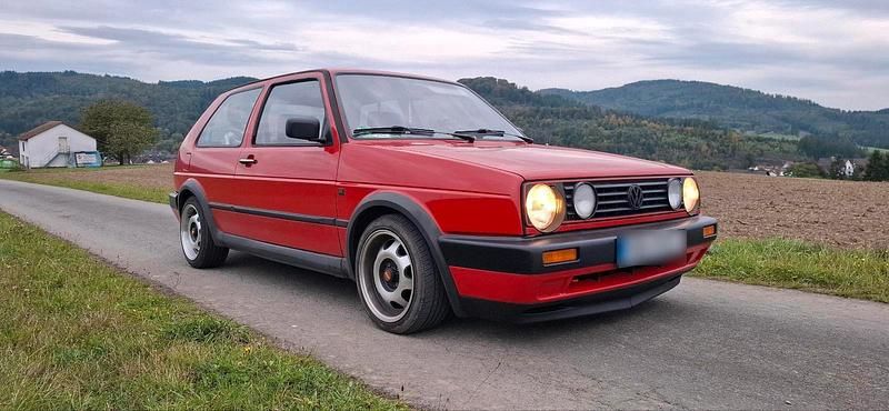 Gebraucht VW Golf II 68 PS (50 kW) 1990 Rot Kleinwagen